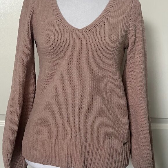 Abercrombie & Fitch Soft A&F Collection Pink V-Neck Sweater Size XS - Picture 4 of 15